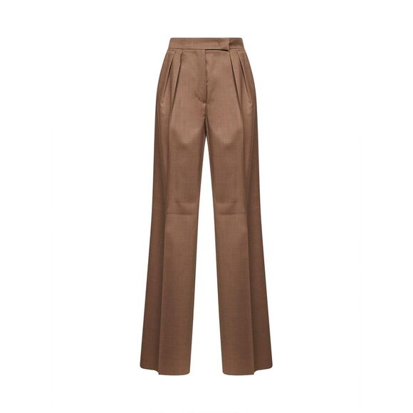 Max Mara Women Hazelnut Twill Mxmzimino Straight Trousers